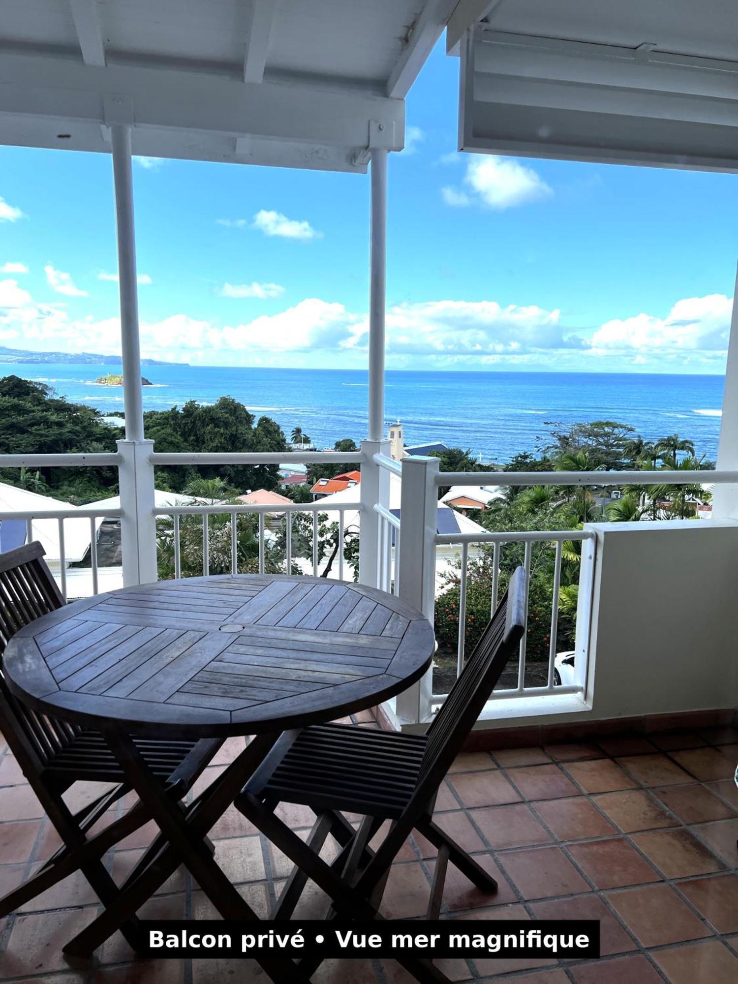 Ananas Premium - Sejour Detente T2 Vue Mer Avec Balcon Prive A Tartane La Trinité Dış mekan fotoğraf